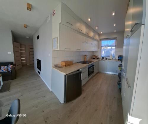 Køkken eller tekøkken på Agroturystyka nad stawem