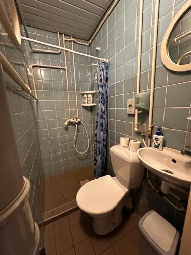 Koupelna v ubytování Kuivoja Looduskodu