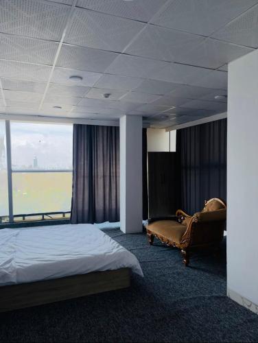 Ένα ή περισσότερα κρεβάτια σε δωμάτιο στο Hotel Midyat