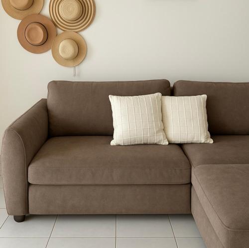 Posezení v ubytování Logement vue mer à 2 min de la plage