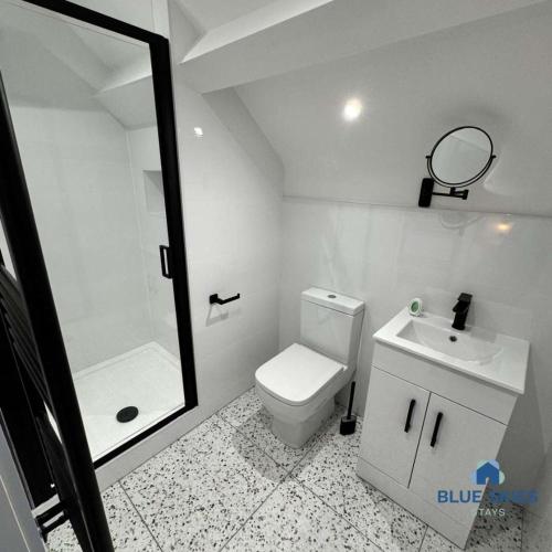 Koupelna v ubytování Woodville House By Blue Skies Stays