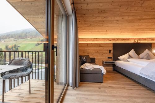 Ένα ή περισσότερα κρεβάτια σε δωμάτιο στο Kristall Apartments