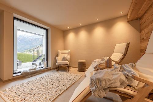 Χώρος καθιστικού στο Kristall Apartments