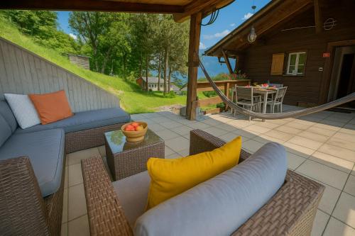 Χώρος καθιστικού στο Studio avec sauna - 300m des pistes