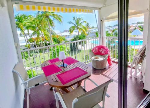 KAZ PITAYA - vue piscine, Marina et mer - St François