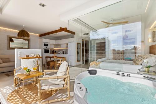 Posezení v ubytování NATuRaL BEACH HOME