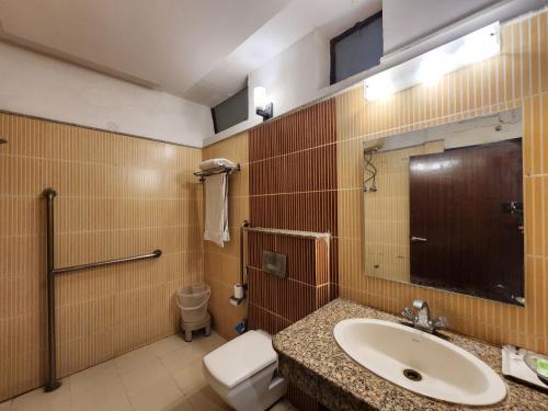 Koupelna v ubytování Grey Pelican Tourist Resort