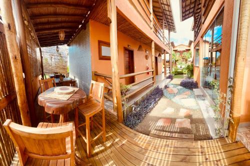 Balkón nebo terasa v ubytování Pousada Vila dos Corais - Taipu de Fora