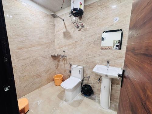 Koupelna v ubytování Govindam Royal Stay