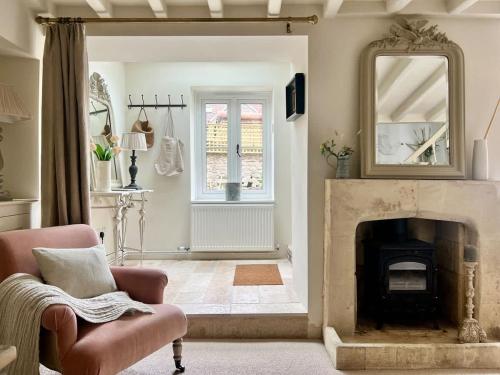 Istumisnurk majutusasutuses The Hermitage - Nunney Frome