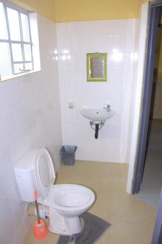 Ένα μπάνιο στο Blue Ridge Escape Guest House