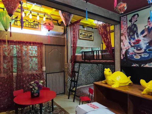 Khu vực ghế ngồi tại โรงแรม เลิฟ บีเคเค