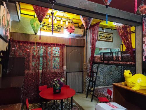 Khu vực ghế ngồi tại โรงแรม เลิฟ บีเคเค