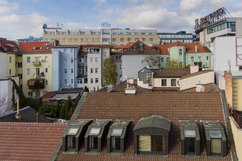 Bygningen som lejlighedshotellet ligger i