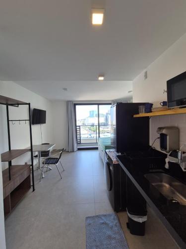 Kuchyň nebo kuchyňský kout v ubytování Studio A7-B Vista Incrível com piscina