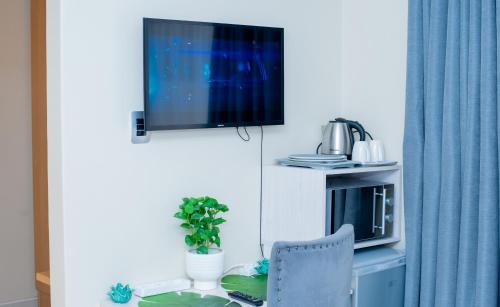 Η κουζίνα ή μικρή κουζίνα στο Casa Samprau