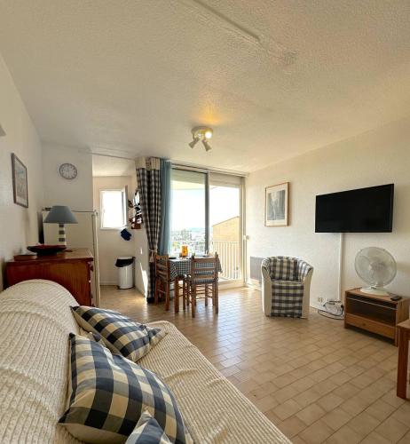 studio 3 personnes accès direct plage - parking privé - 3TVP30