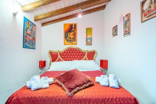 Postel nebo postele na pokoji v ubytování Casa Vacanza Cristina