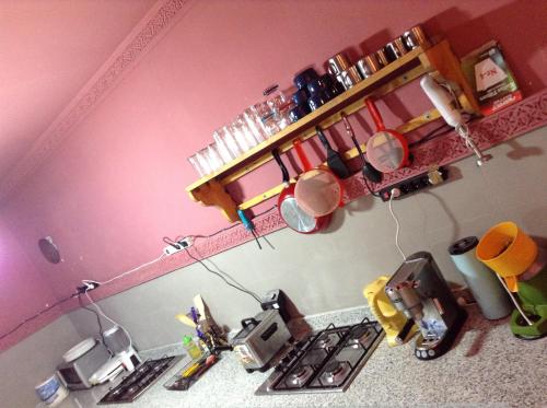 Η κουζίνα ή μικρή κουζίνα στο Riad spa Villa Marrakech