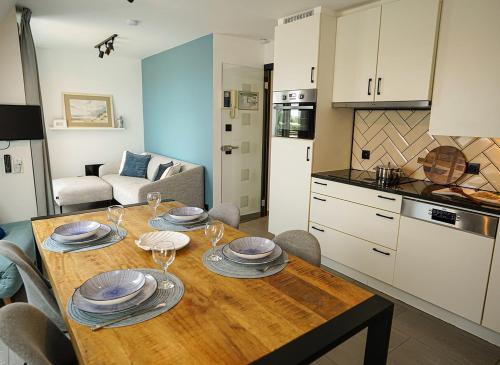 Η κουζίνα ή μικρή κουζίνα στο Perfect beach holiday at De Haan - Pets welcome