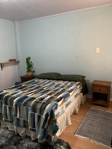 Postel nebo postele na pokoji v ubytování Quarto privativo Próx Centro e Rodoviária