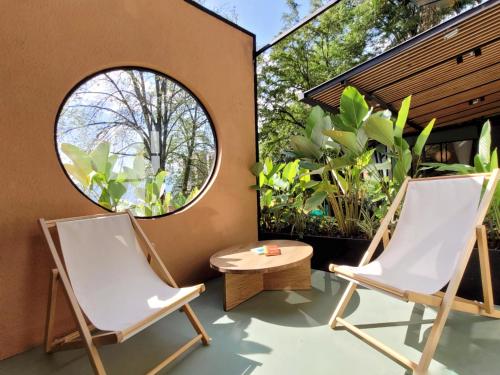 Zahrada ubytování The Box by Wynwood House