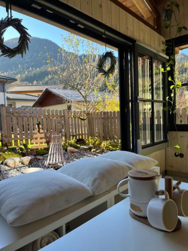 Nespecifikovaný výhled na hory nebo výhled na hory při pohledu z apartmánu