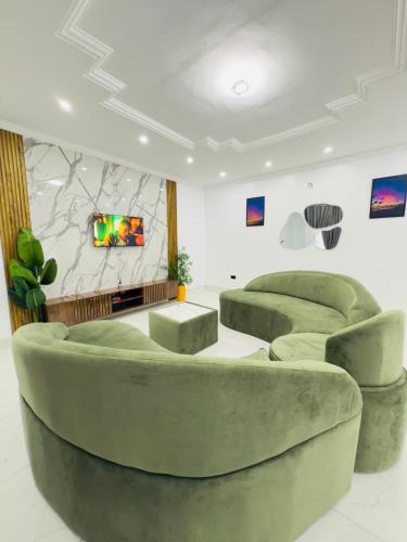 Χώρος καθιστικού στο Merakie Homes