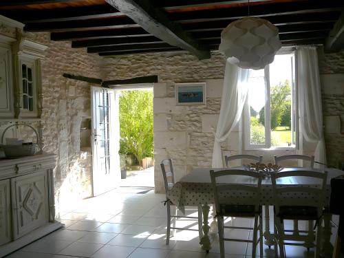 Patio nebo venkovní prostory v ubytování Gite Les Hauts De L'estuaire