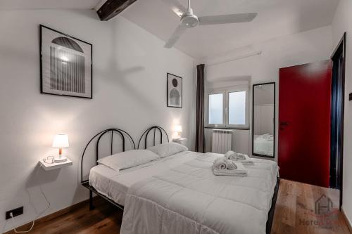 Postel nebo postele na pokoji v ubytování Historic Center Cruises 3 min - AC - WiFi