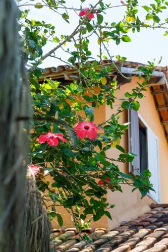 Bygningen som feriehuset ligger i