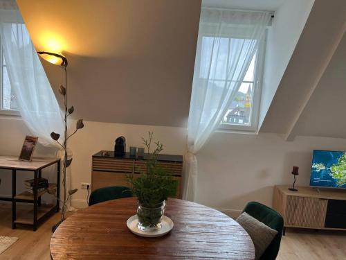 Khu vực ghế ngồi tại Elegantes Zimmer in historischer Villa in Siegen-Eiserfeld