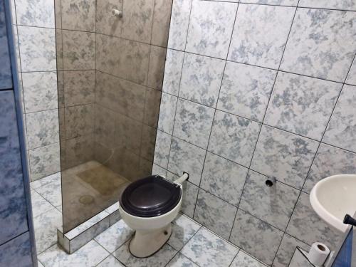 Ένα μπάνιο στο Hotel Puma Chalé