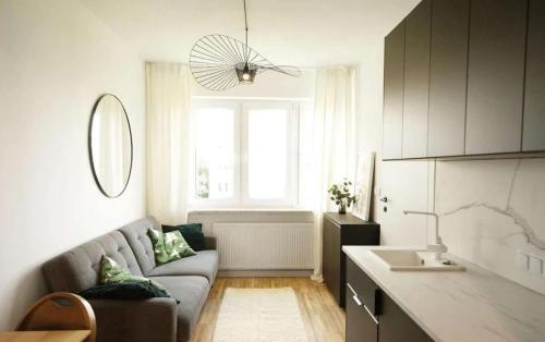 Χώρος καθιστικού στο Piastowski Zakątek