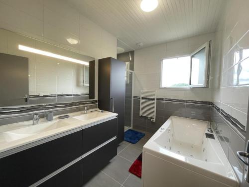 Koupelna v ubytování Jauberria