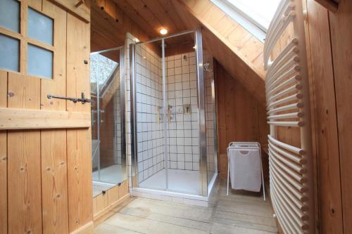 Koupelna v ubytování Elgundua