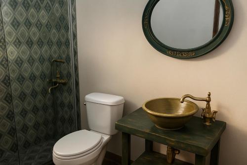 Koupelna v ubytování Elafonisi Villa above the Beach