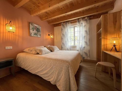 Ένα ή περισσότερα κρεβάτια σε δωμάτιο στο Pitabitxi