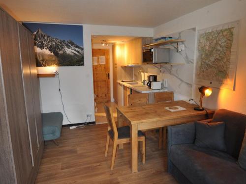 Studio 2 pers. à Chamonix avec vue montagnes, parking