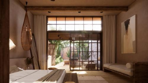 Ένα ή περισσότερα κρεβάτια σε δωμάτιο στο Lio Lio Suites