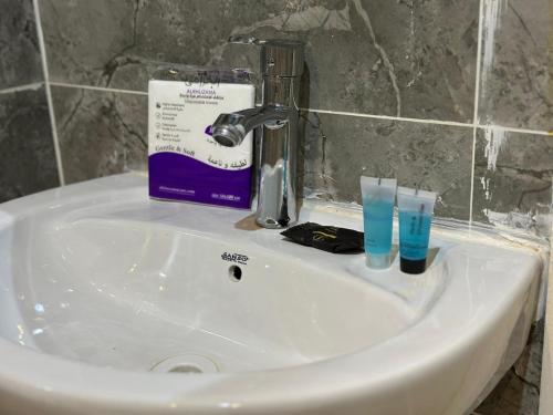 Koupelna v ubytování استديو فاخر في العليا 202