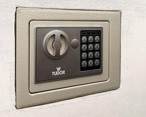 a tudor thermostat is attached to a wall at Terratetto - Apulia in Ceglie Messapica