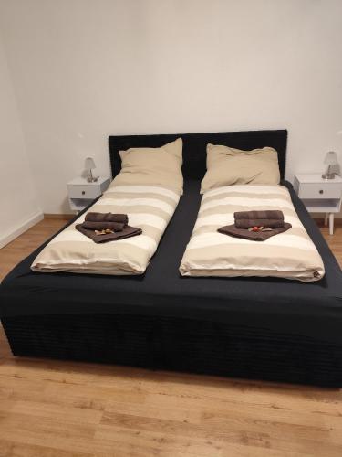 Postel nebo postele na pokoji v ubytování Ferienwohnung