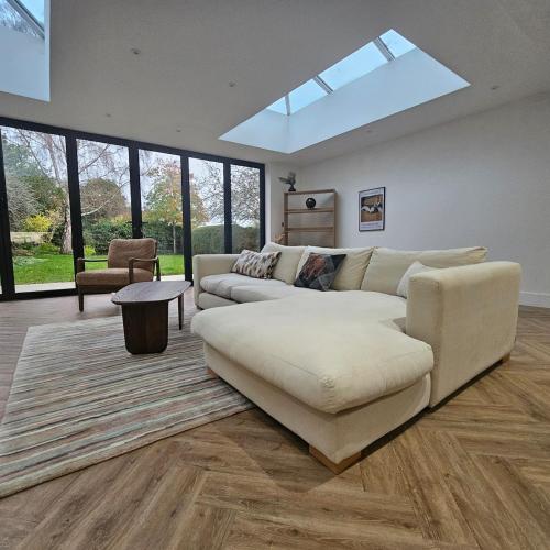 Et opholdsområde på The Minimalist's Retreat Oxford