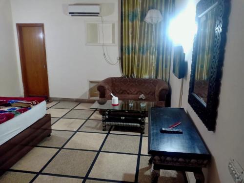 Χώρος καθιστικού στο New moon soon hotel