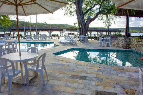 Bazén v ubytování Amoaras Resort nebo v jeho okolí