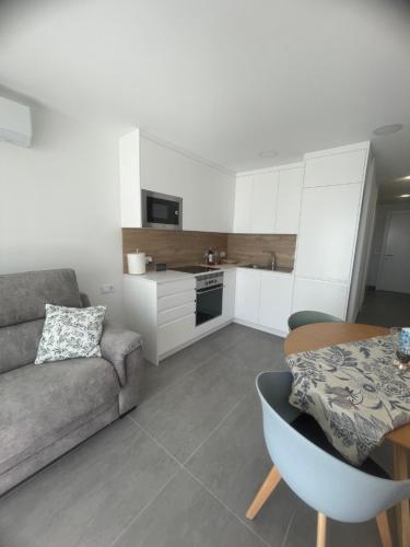 Kuchyň nebo kuchyňský kout v ubytování IPA Palm Garden