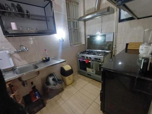 Kuchyň nebo kuchyňský kout v ubytování Aswania Gesthouse