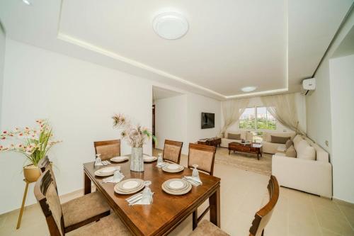 Χώρος καθιστικού στο Rabat Apartment