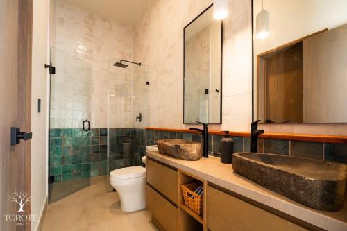 Koupelna v ubytování Penthouse Punta Península Bahía de Kino